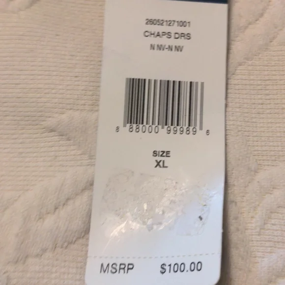 🆕Chaps XL DRESS NAVY WITH LACE - Picture 6 of 6